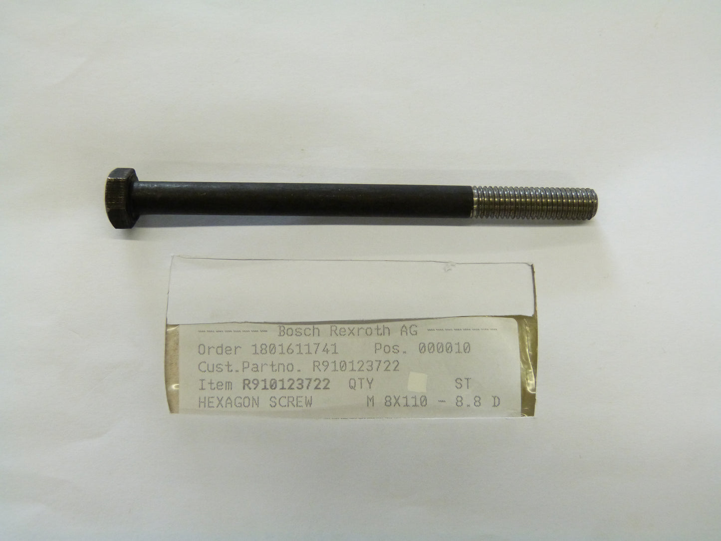Image 1 of SKT.SCHR.M 8X110 - 8.8DIN 931