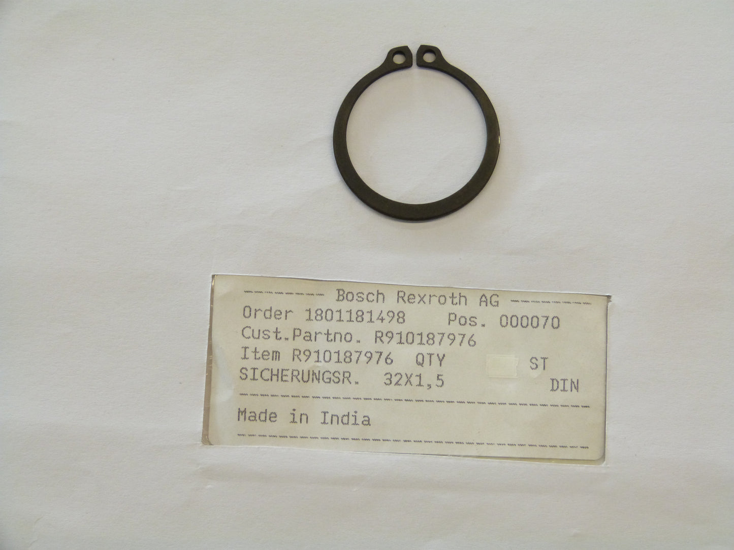 Image 1 of RETAINING RING