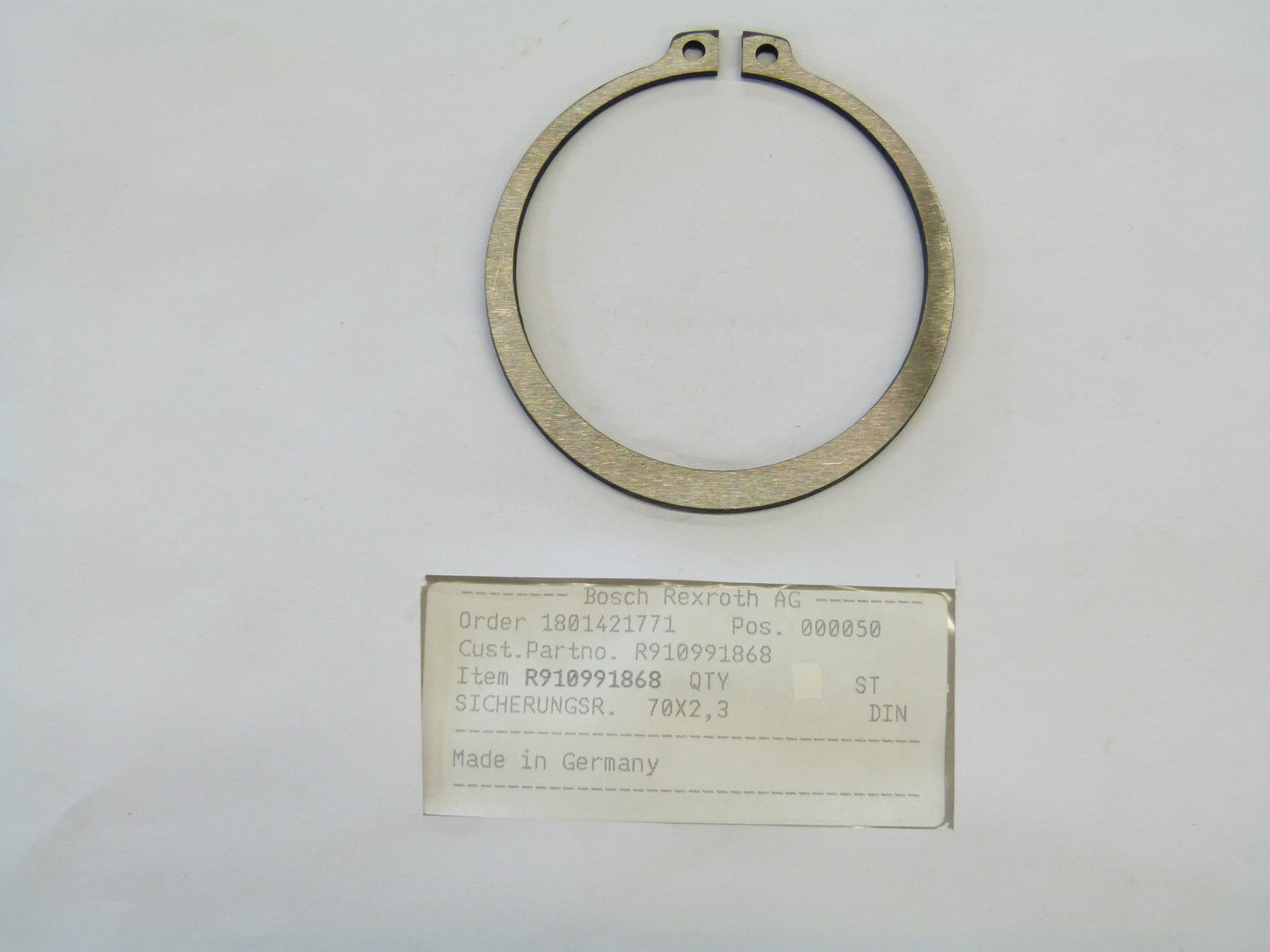 Image 1 of RETAINING RING 70X2,3