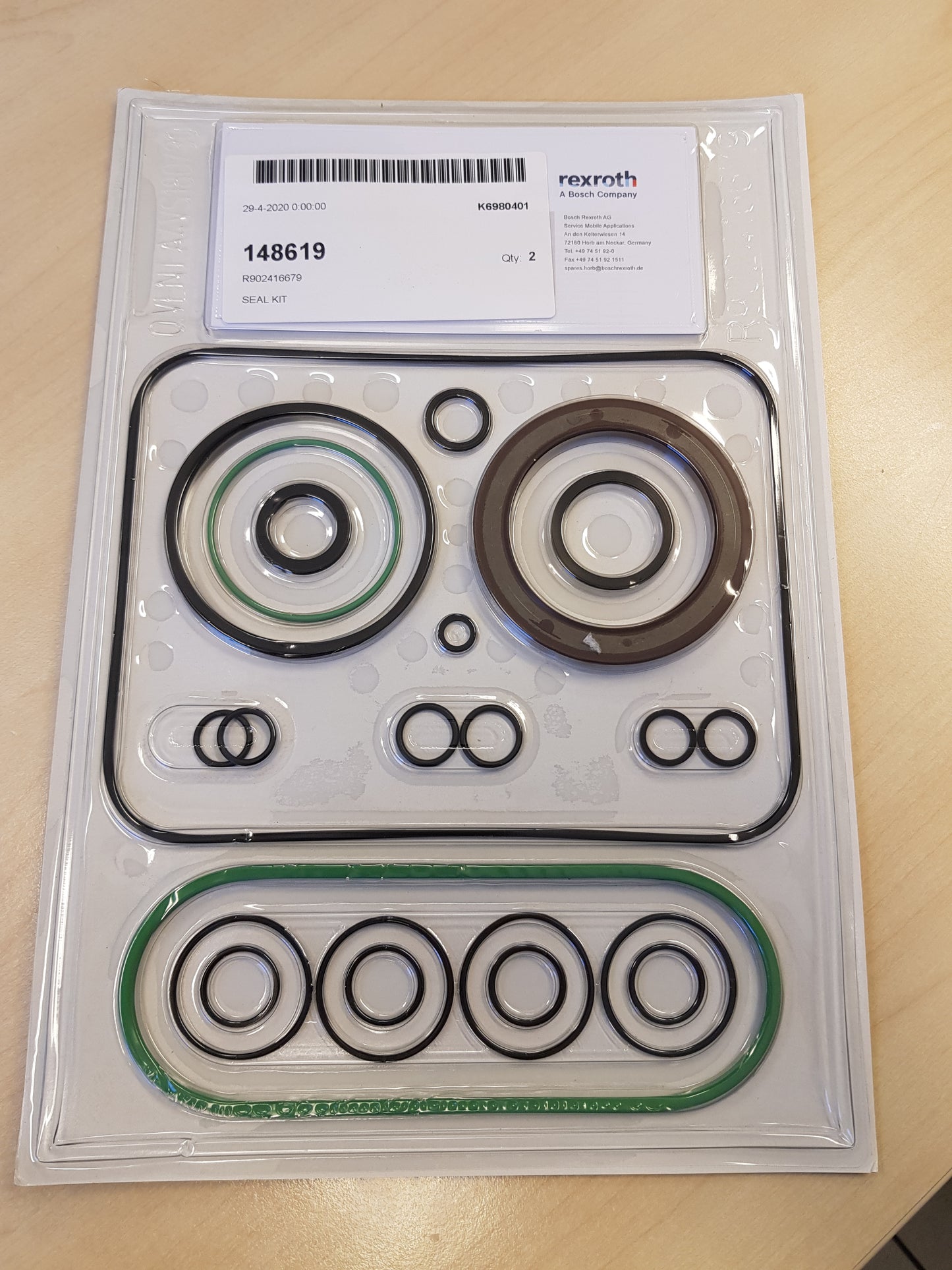 Image 1 of DICHTS. O. VENT. A4VS 180/30 -P+VERP.