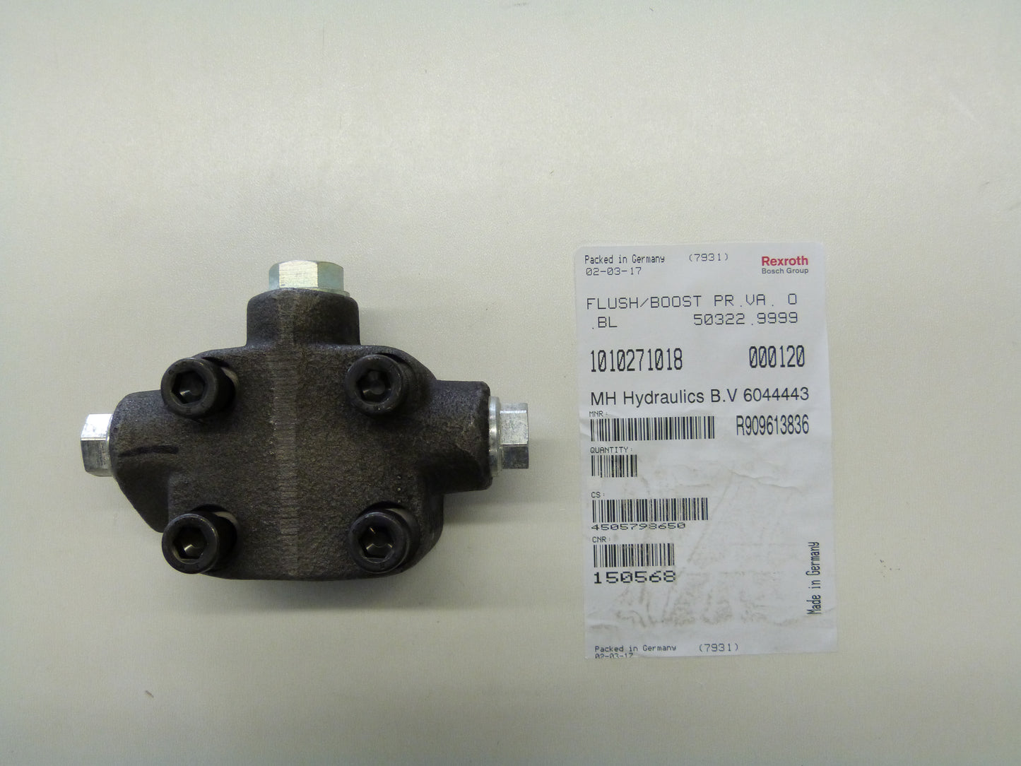 Image 1 of FLUSH AND BOOST PRESSURE VALVE WITH
