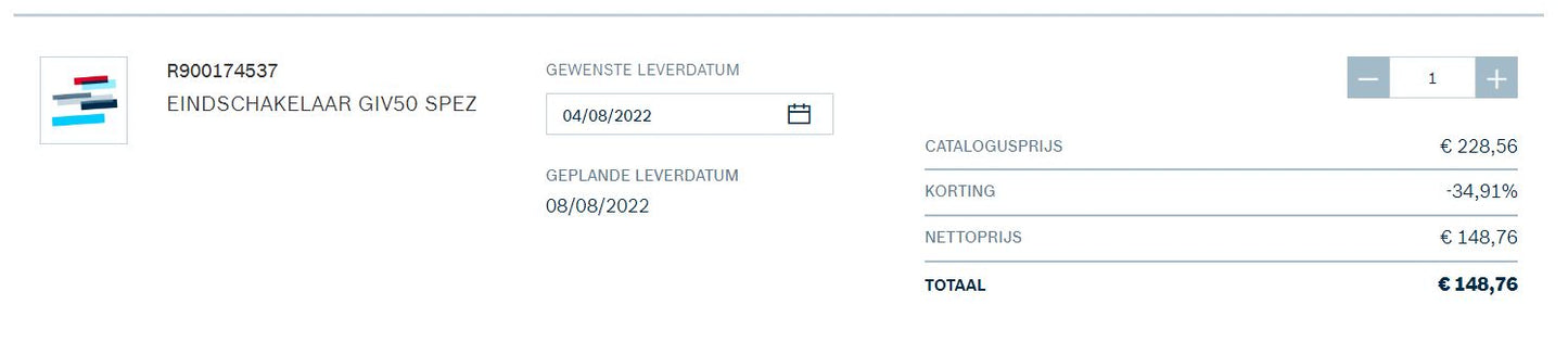Image 1 of LIMIT SWITCH GIV50 SPEZ
