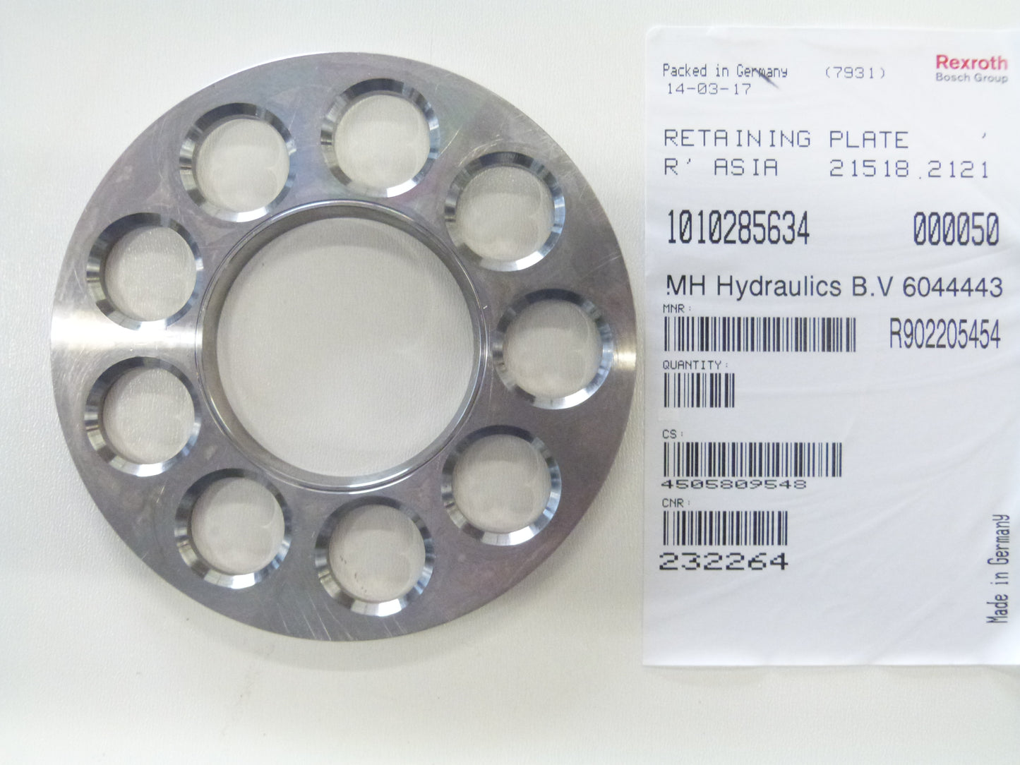 Image 1 of RETAINERPLATE