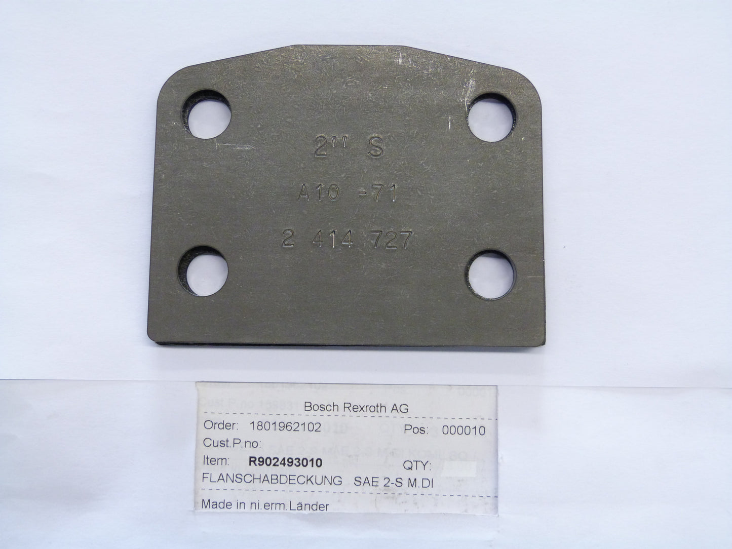 Image 1 of FLANGE COVER
