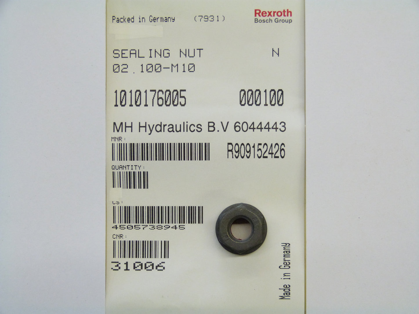 Image 1 of SEAL LOCK NUT