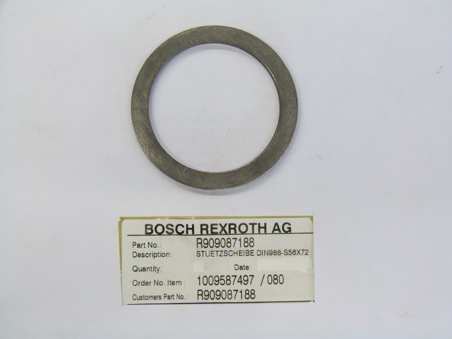 Image 1 of BACK-UP PLATE