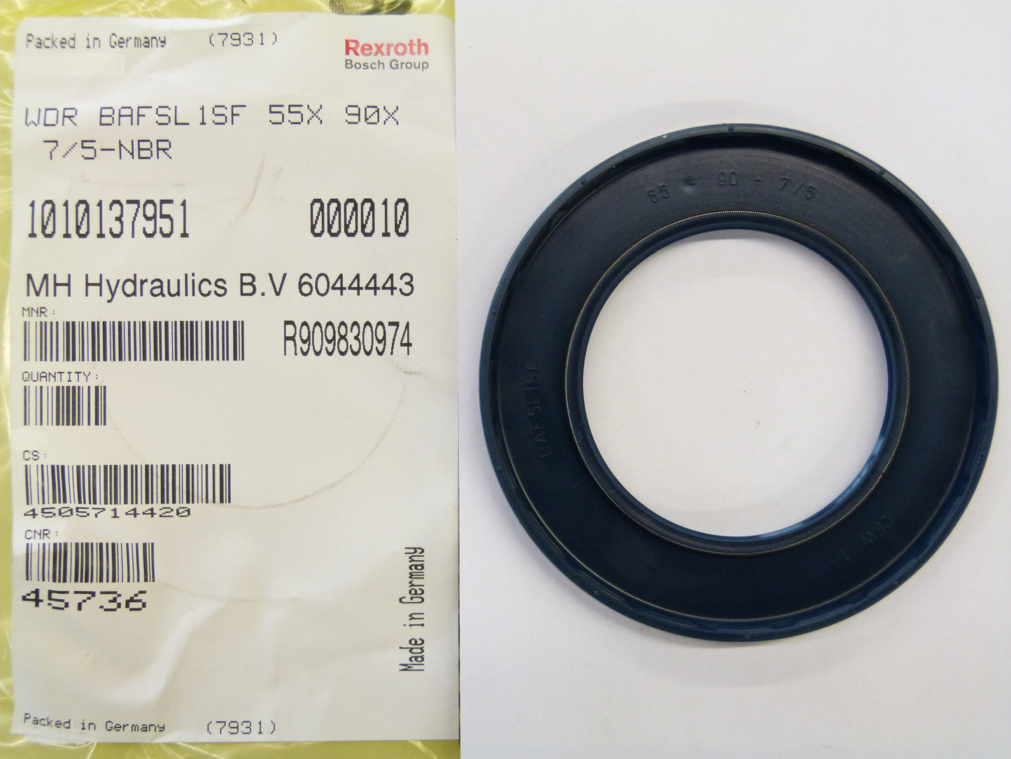 Image 1 of OLIEKEERRING 55,00X00,00X7,00BABSL 779673