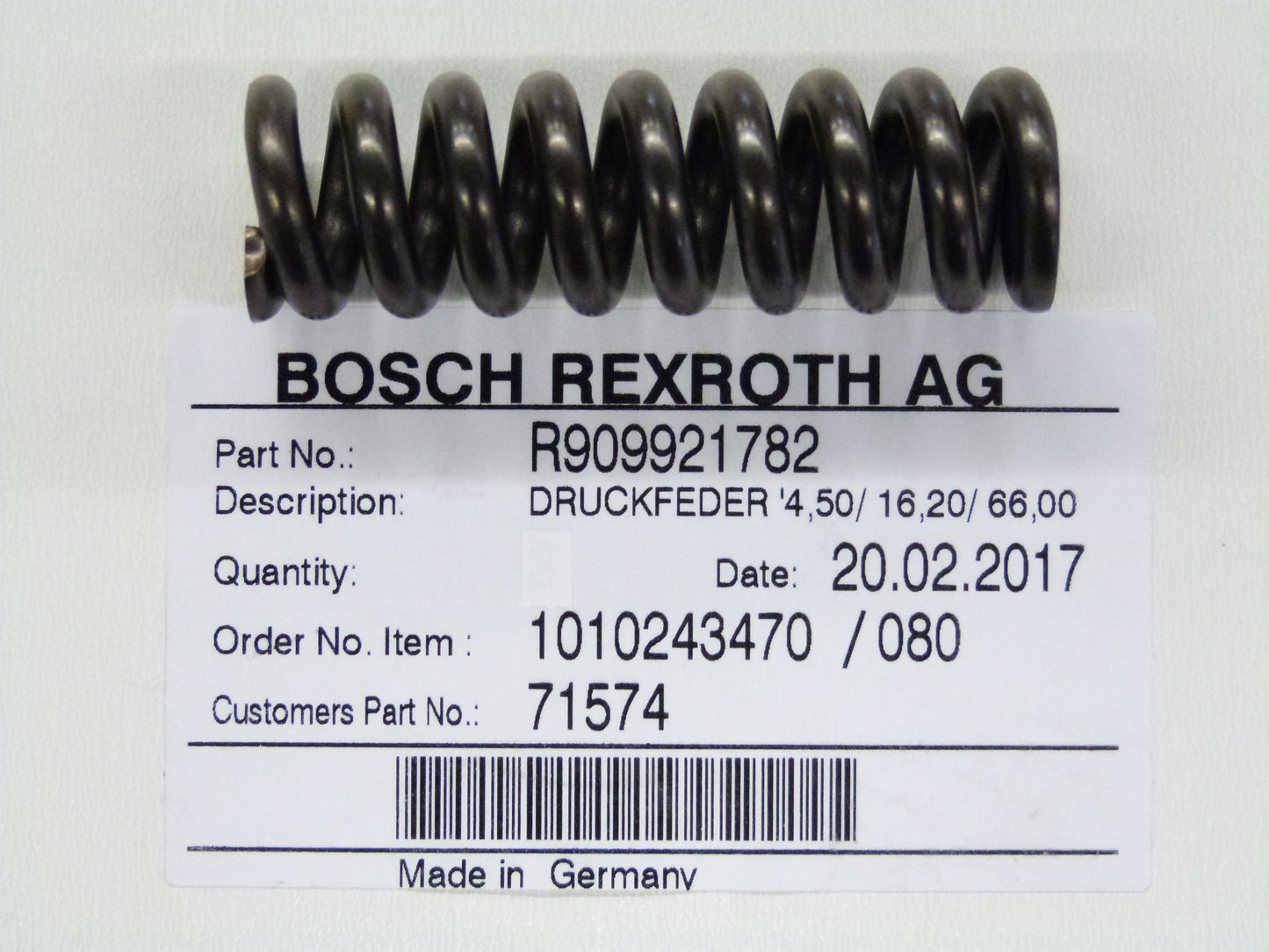 Image 1 of PRESSURE SPRING