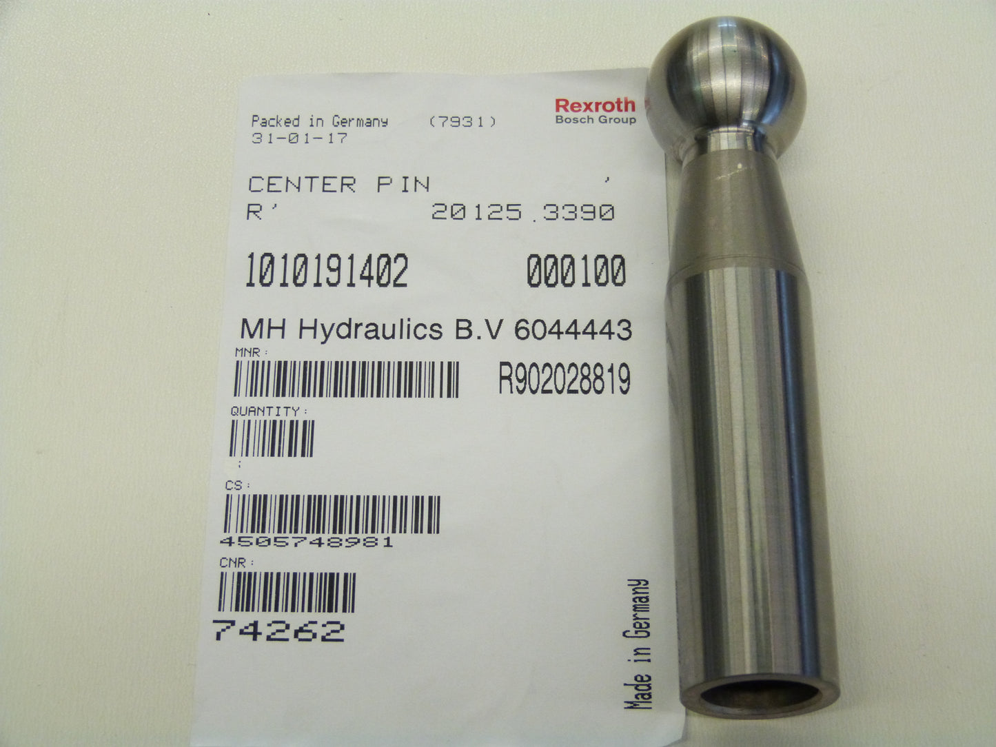 Image 1 of CENTER PIN