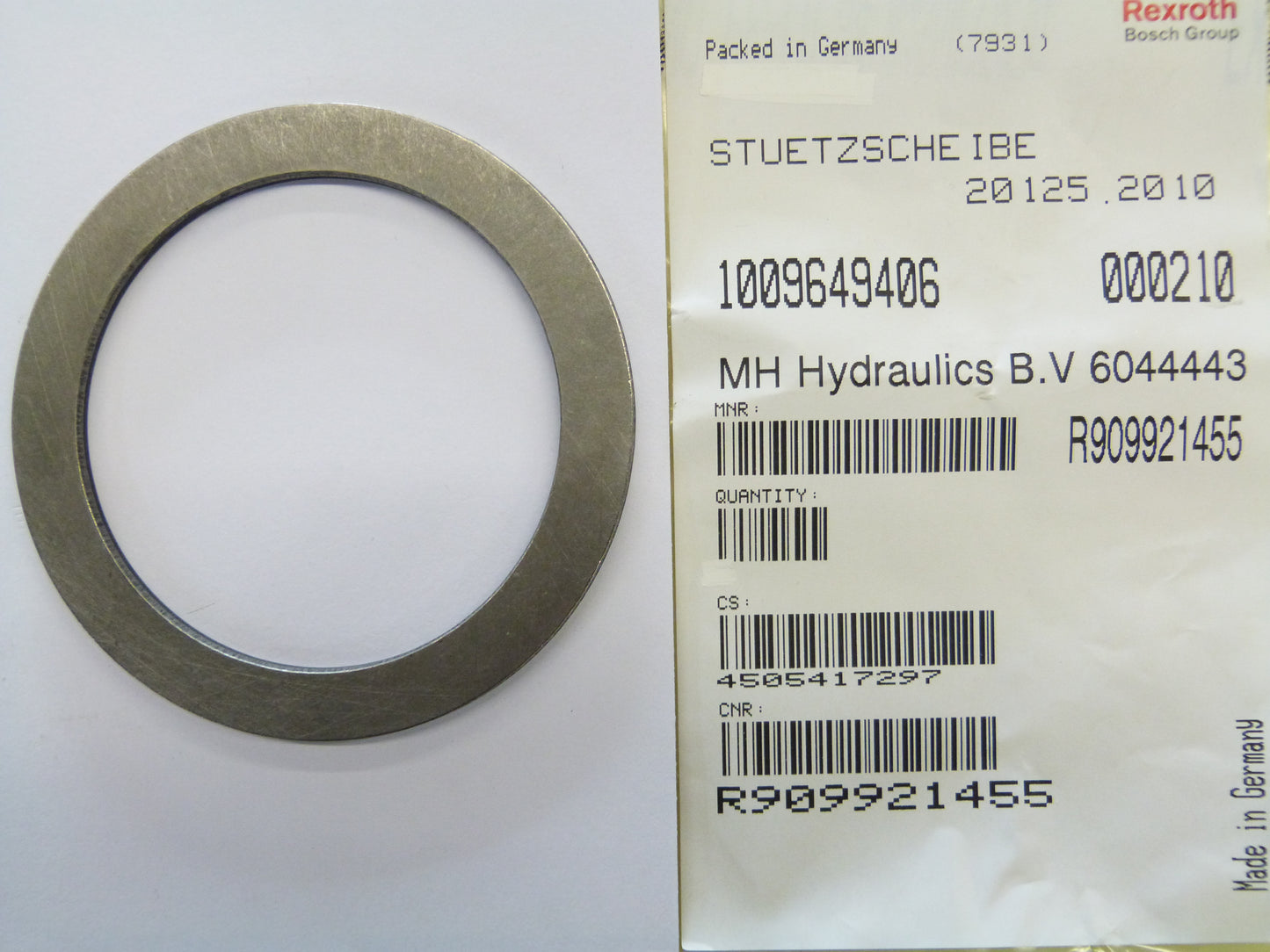 Image 1 of BACK UP PLATE