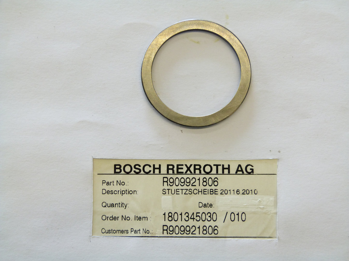 Image 1 of BACK UP PLATE