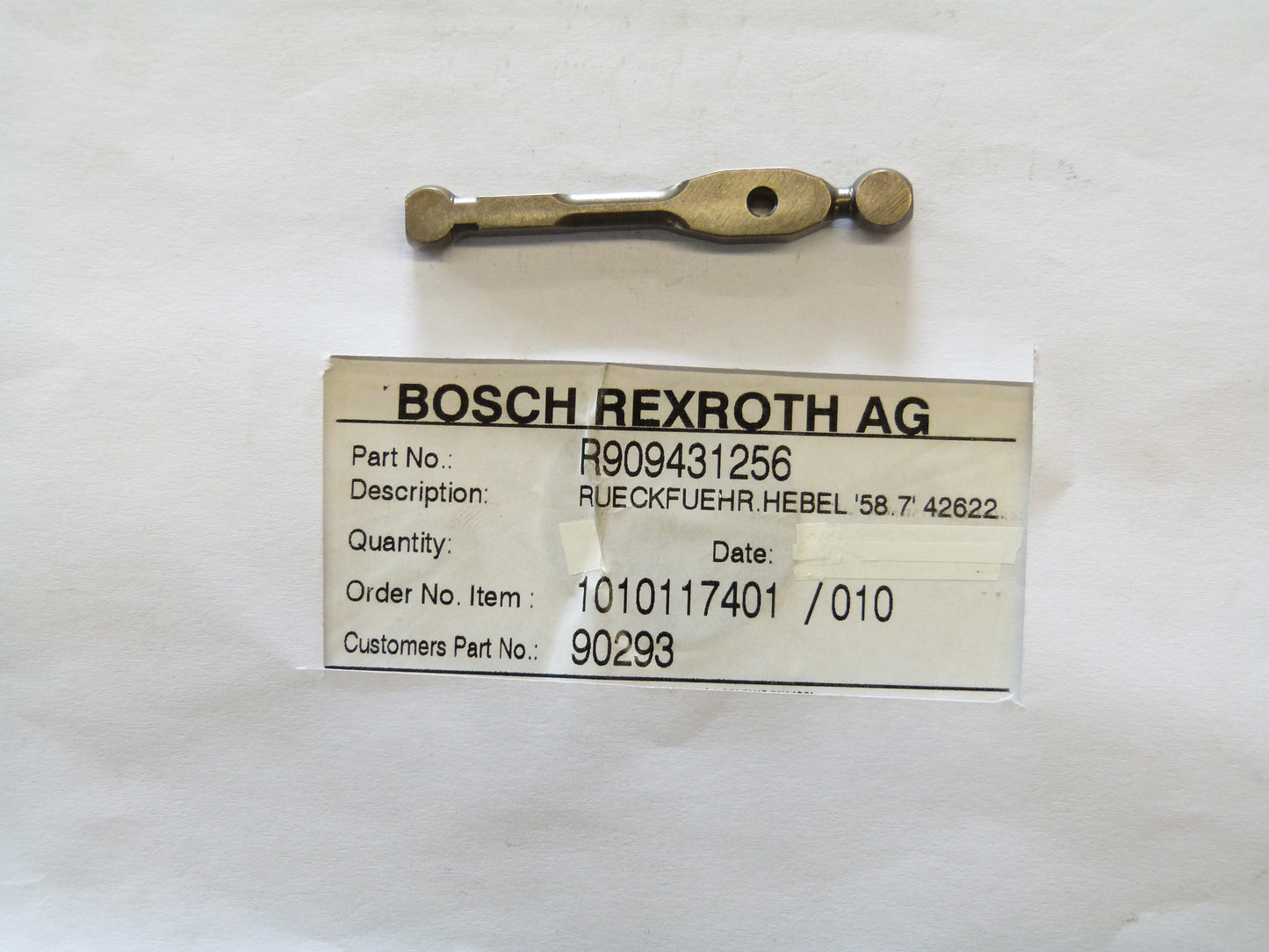 Image 1 of FEEDBACK LEVER