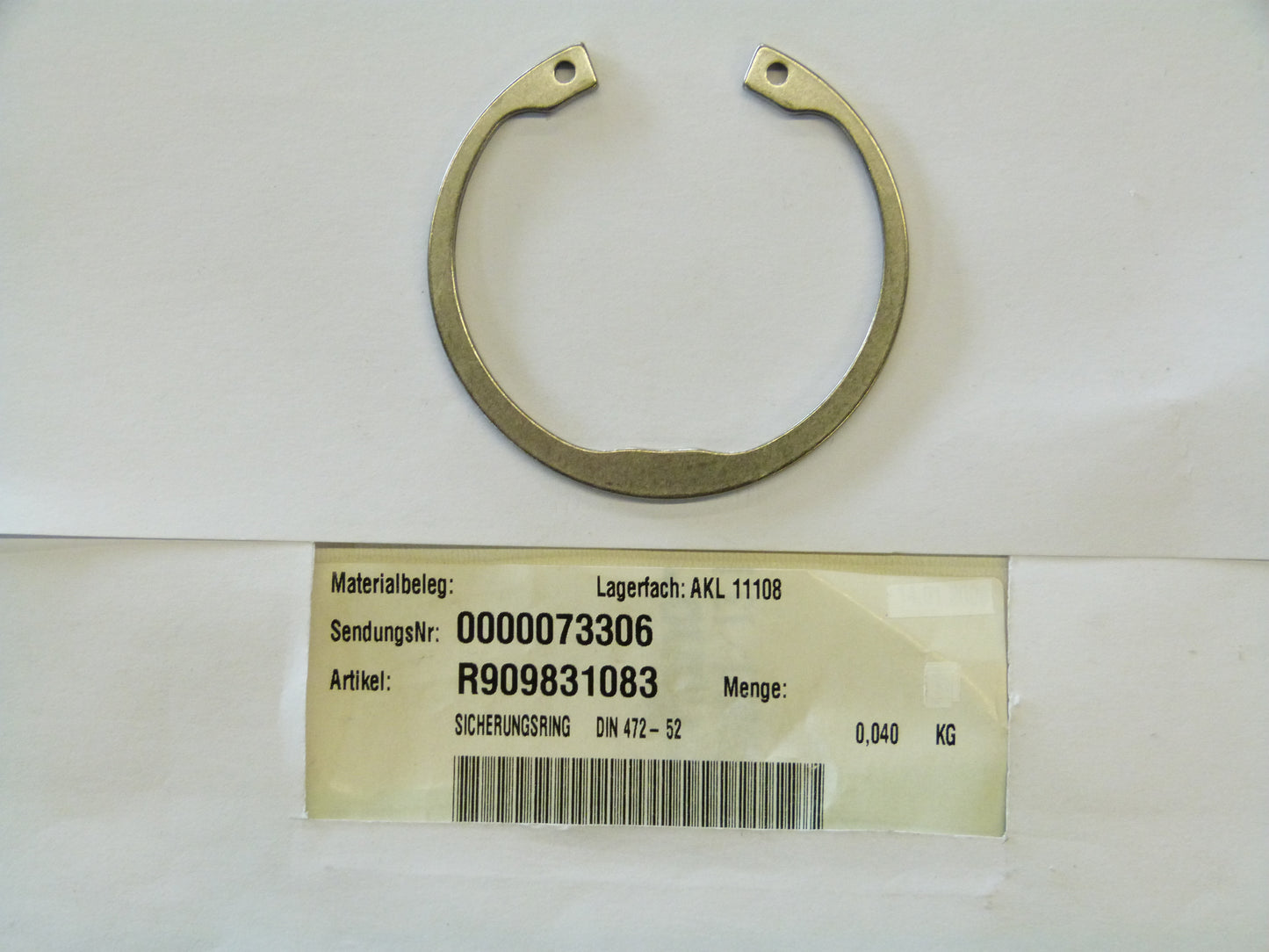 Image 1 of RETAINING RING