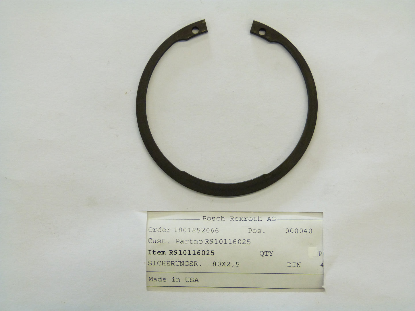 Image 1 of RETAINING RING