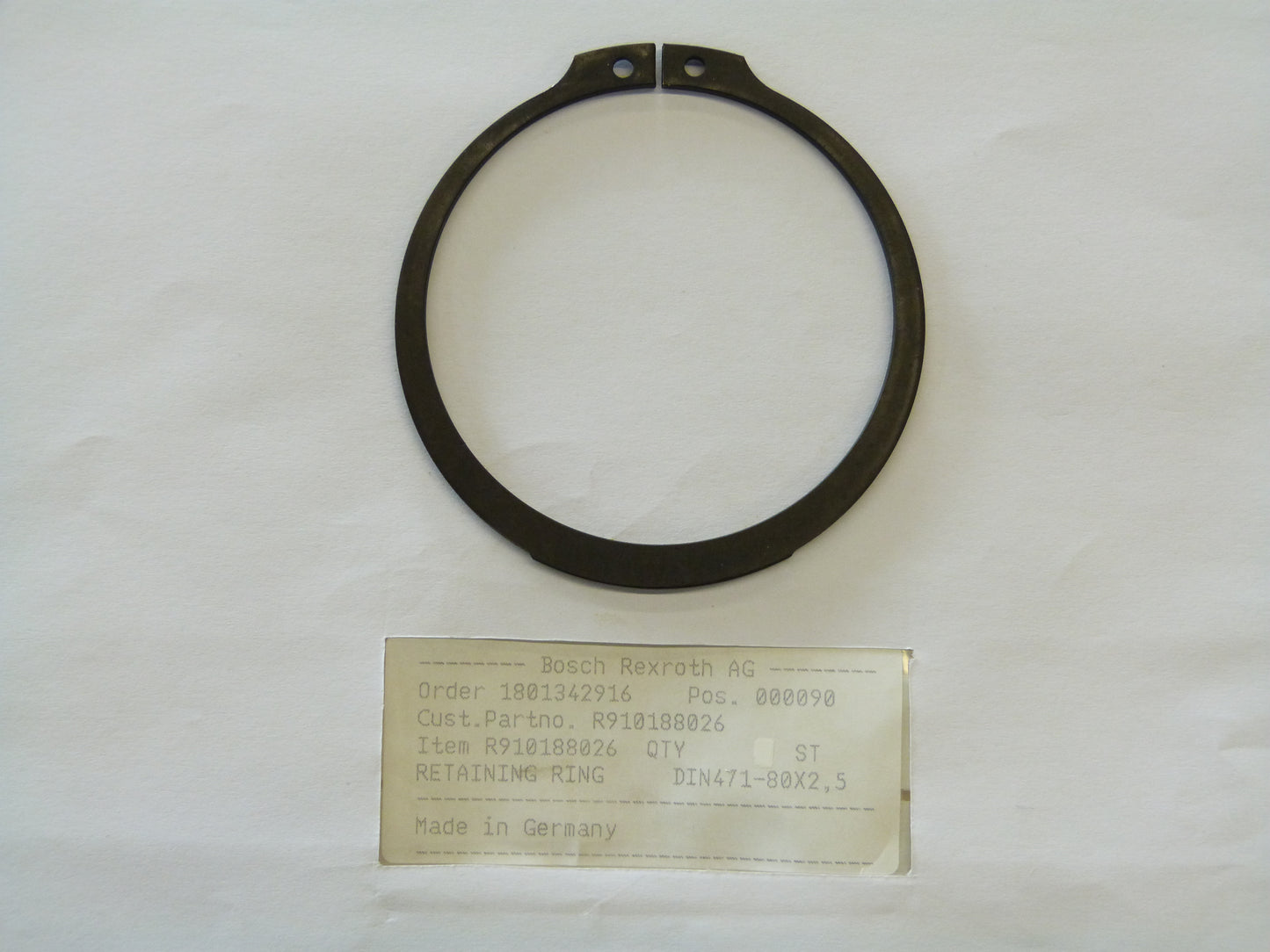 Image 1 of RETAINING RING