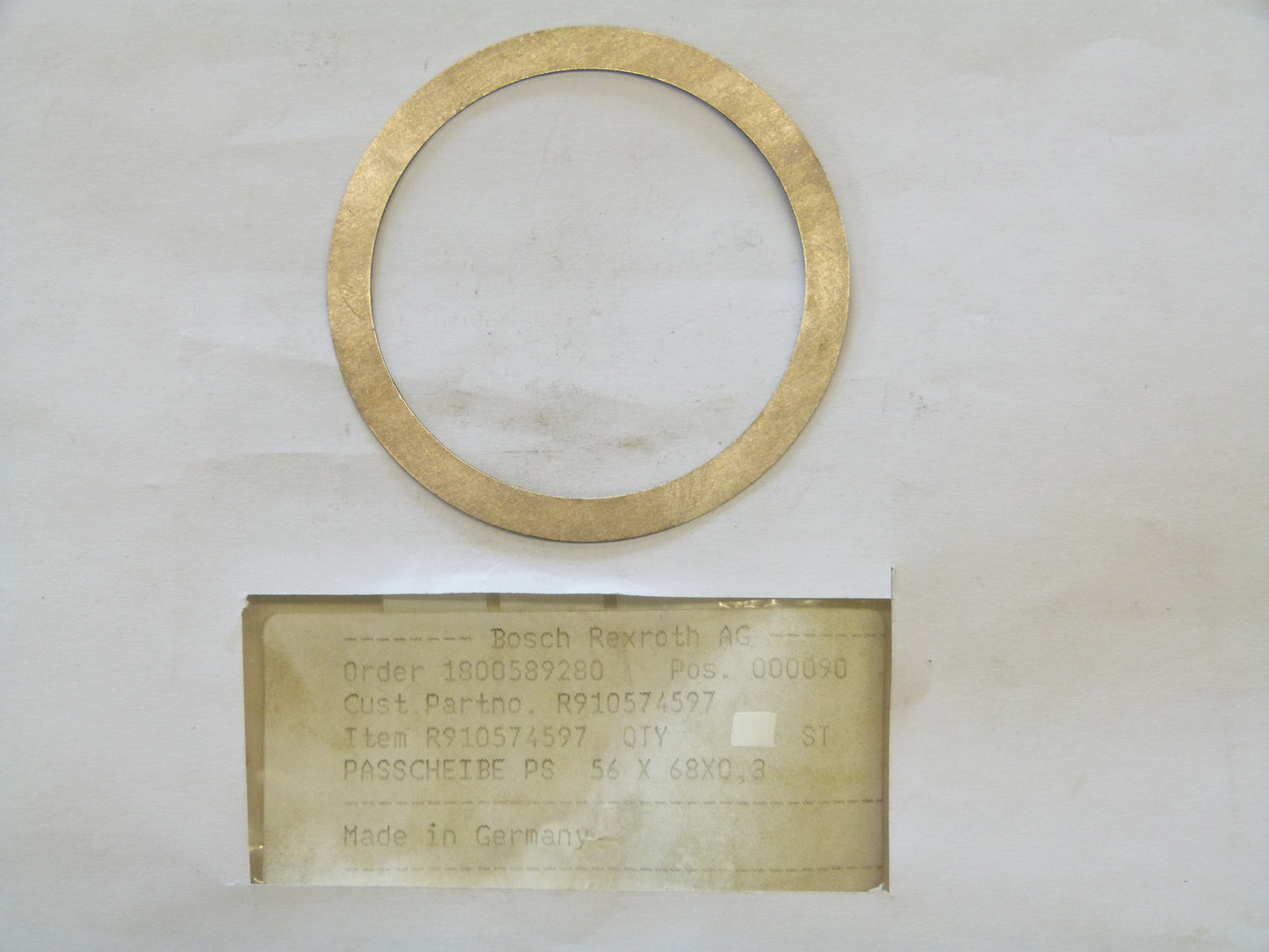 Image 1 of PASSCHEIBE PS  56 X 68X0,3