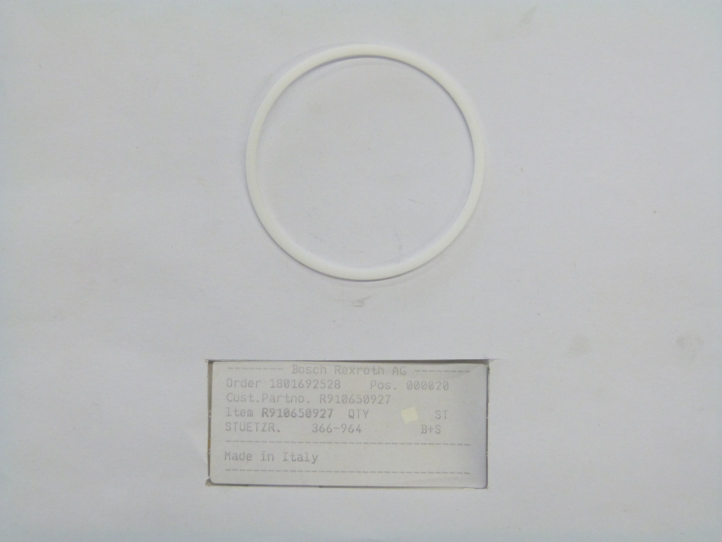 Image 1 of BACK UP RING