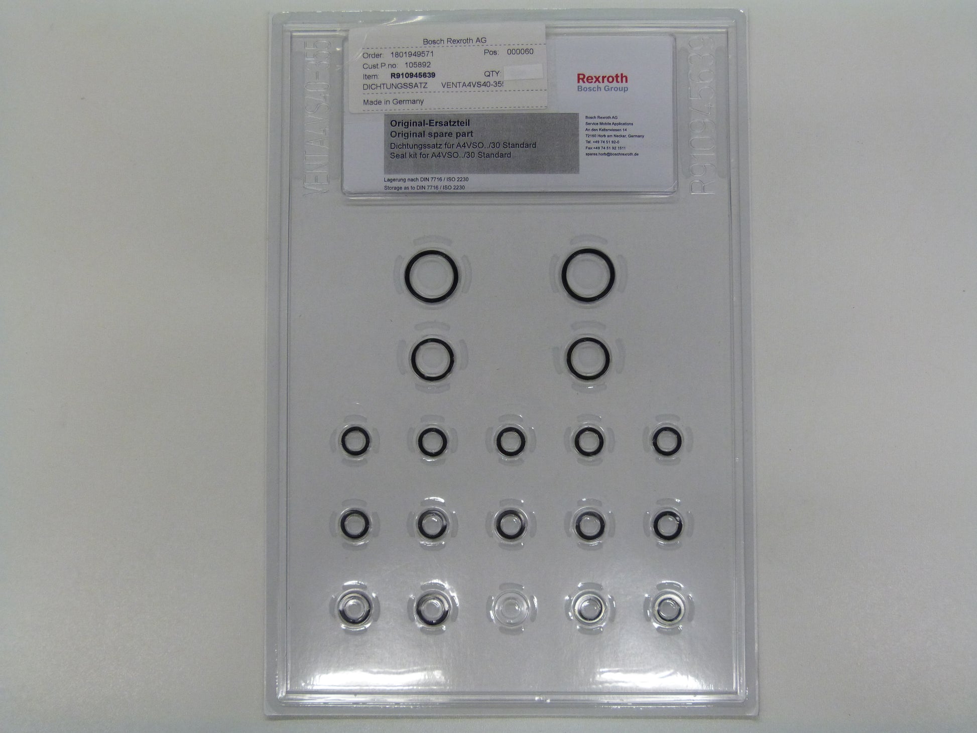 Image 1 of DICHTS. VENT. A4VS  40-355 DFR  -P+VERP.