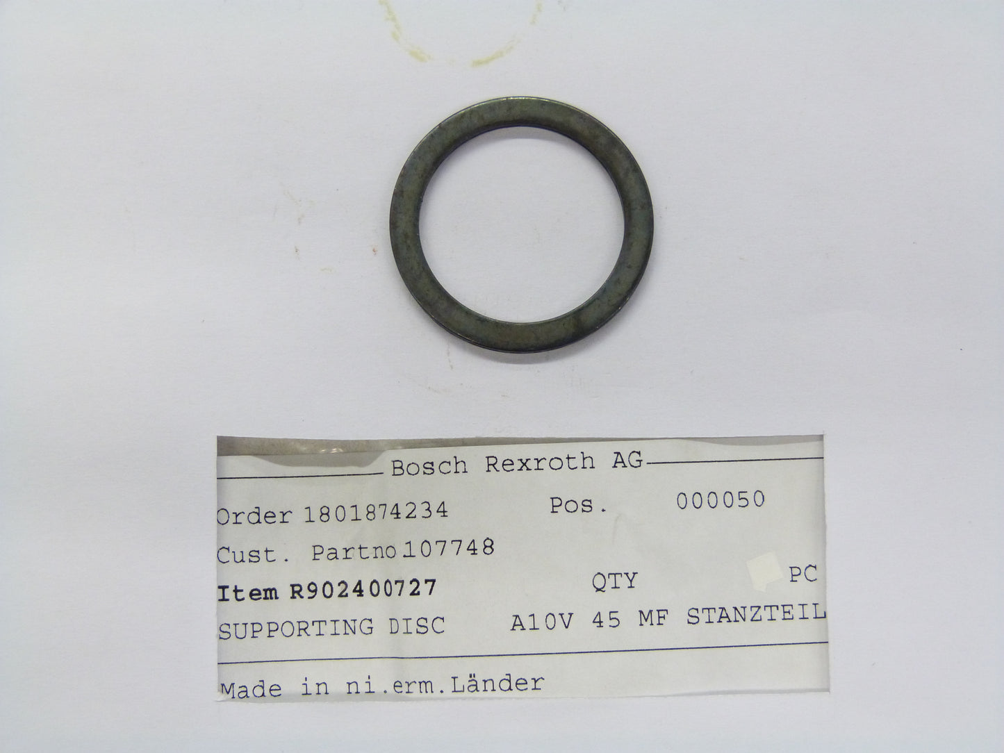 Image 1 of BACK-UP PLATE