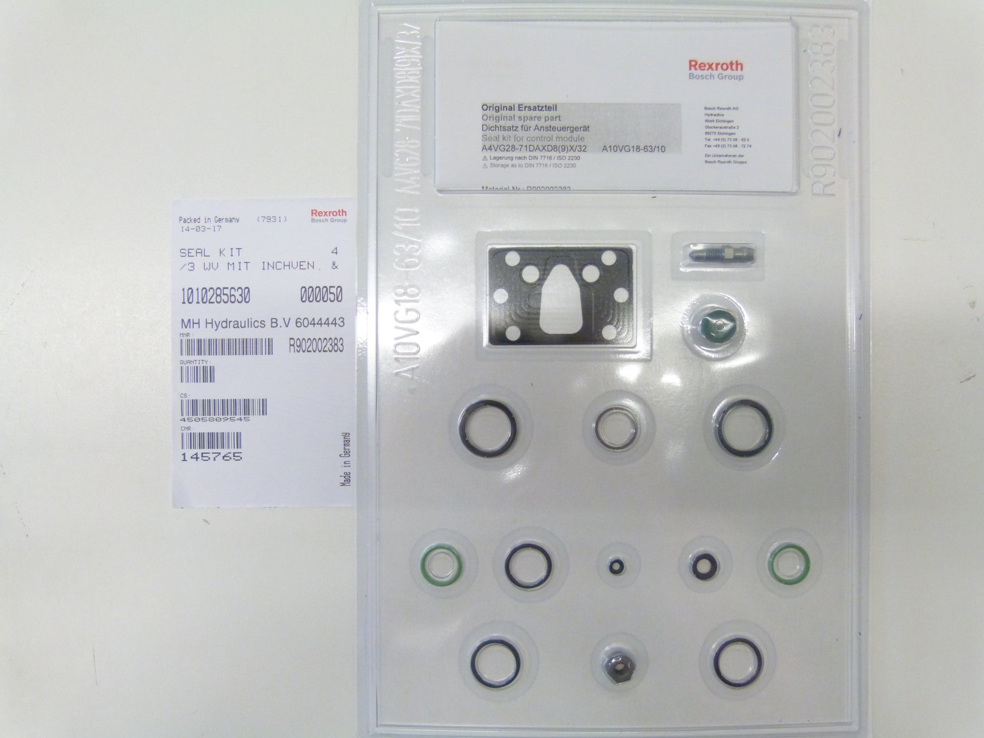 Image 1 of SEAL KIT CONTROL MODULE