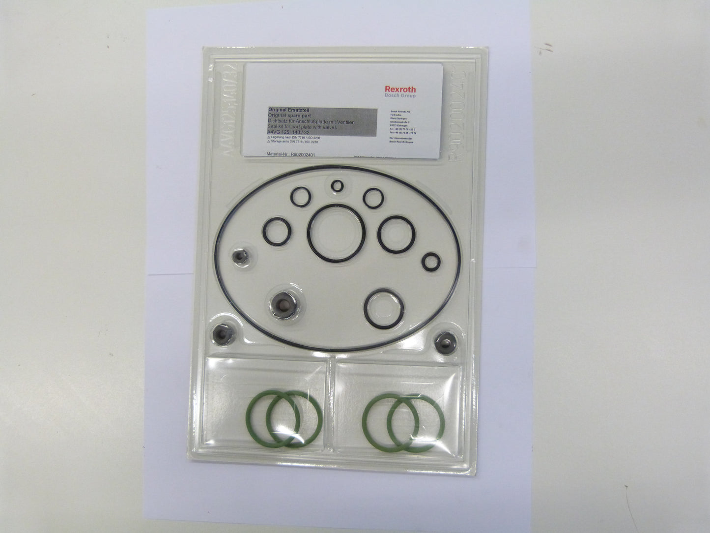Image 1 of SEAL KIT PORT PLATE WITH VALVES