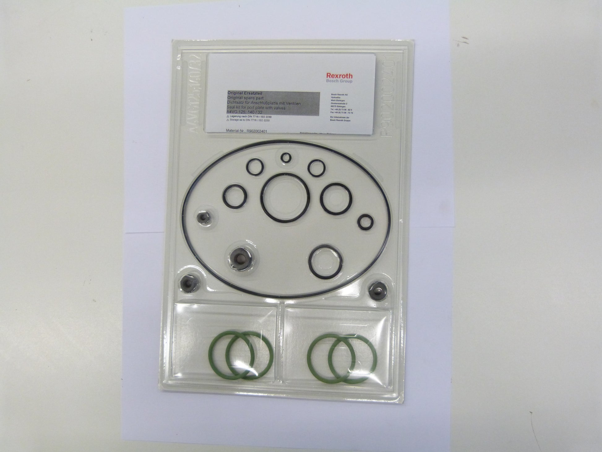 Image 1 of SEAL KIT PORT PLATE WITH VALVES