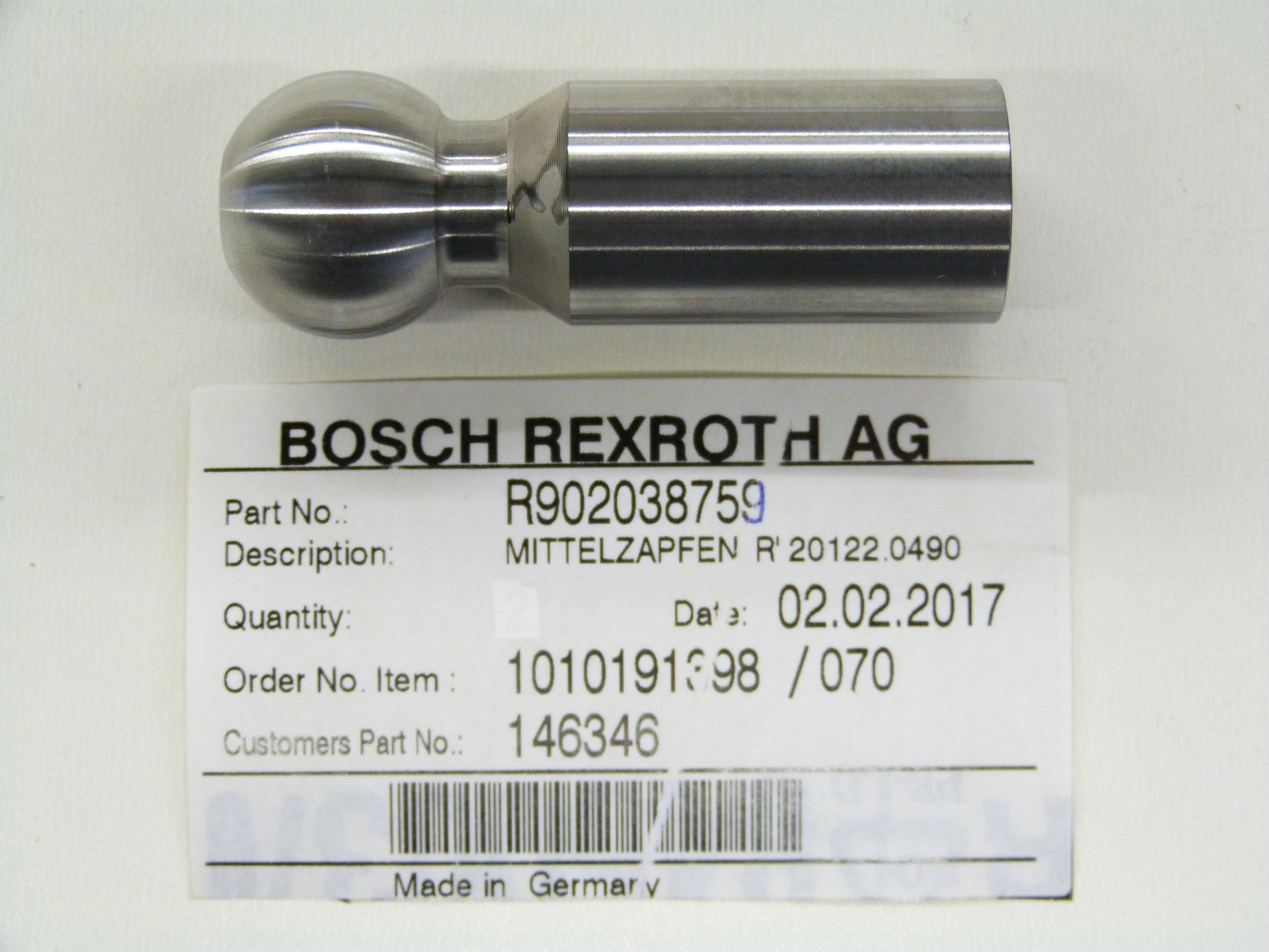 Image 1 of CENTER PIN