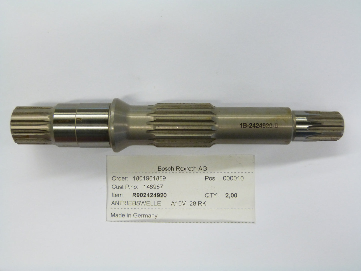Image 1 of ANTRIEBSWELLE A10V  28 RK