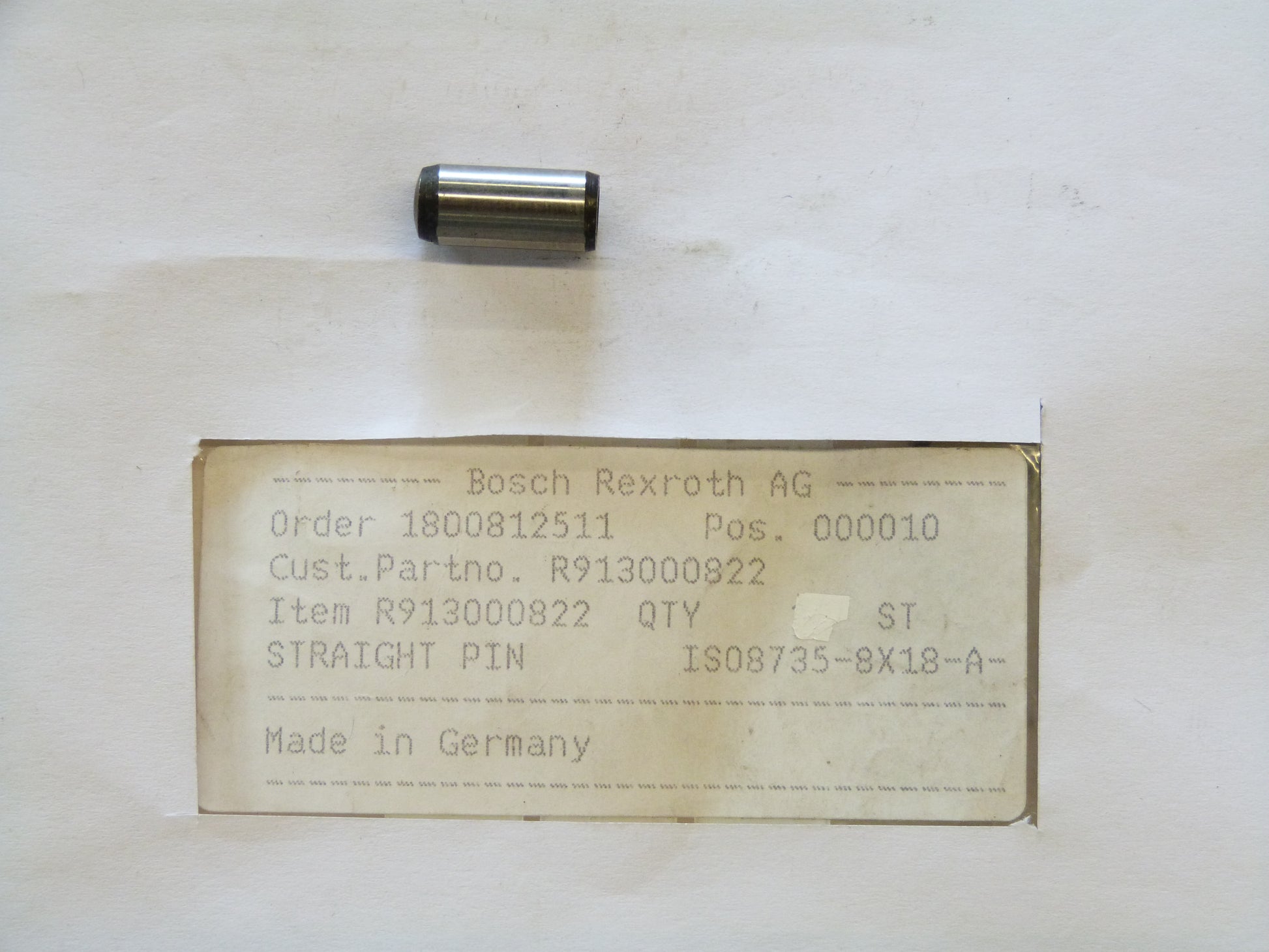 Image 1 of BARREL PIN