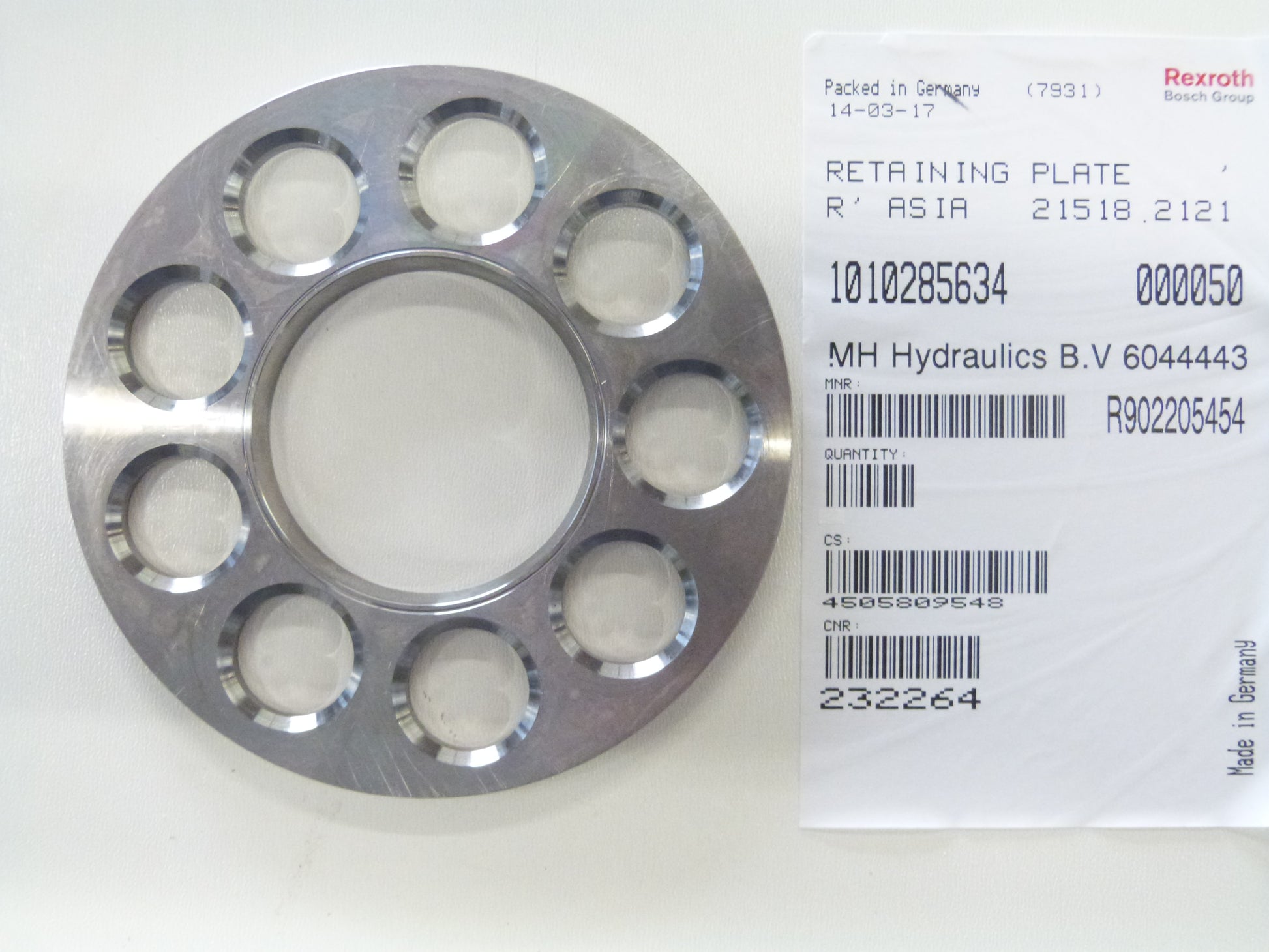 Image 1 of RETAINERPLATE