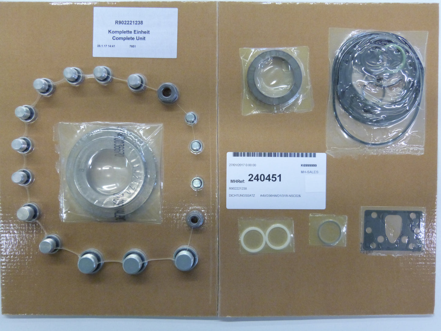 Image 1 of DICHTUNGSSATZ      A4VG56HWD1/31R-NSC02&