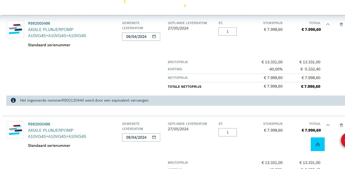 Image 1 of A10VG45EP4/10+A10VG45EZ2/10+A10VG45EZ2/