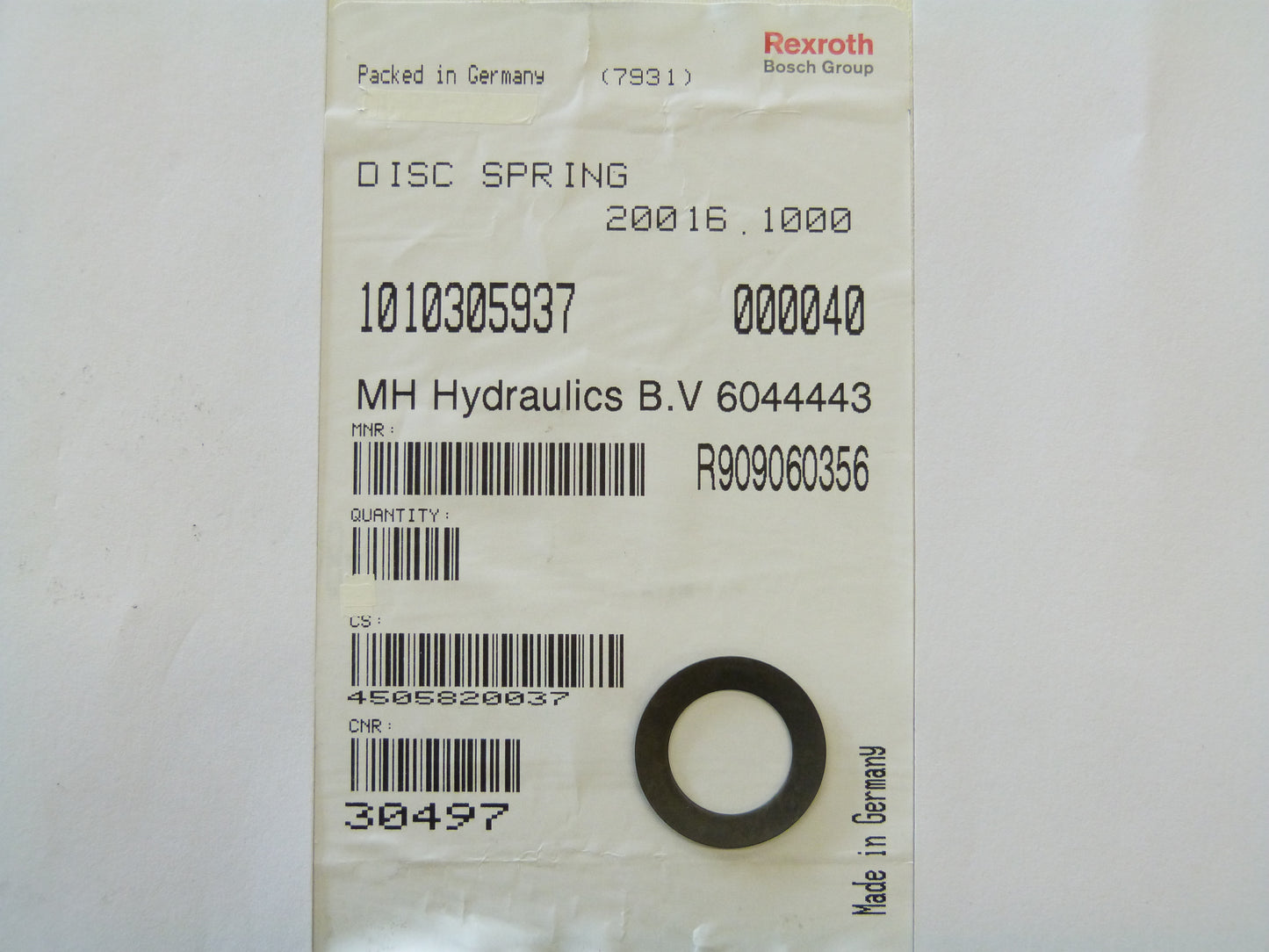 Image 1 of CUP SPRING