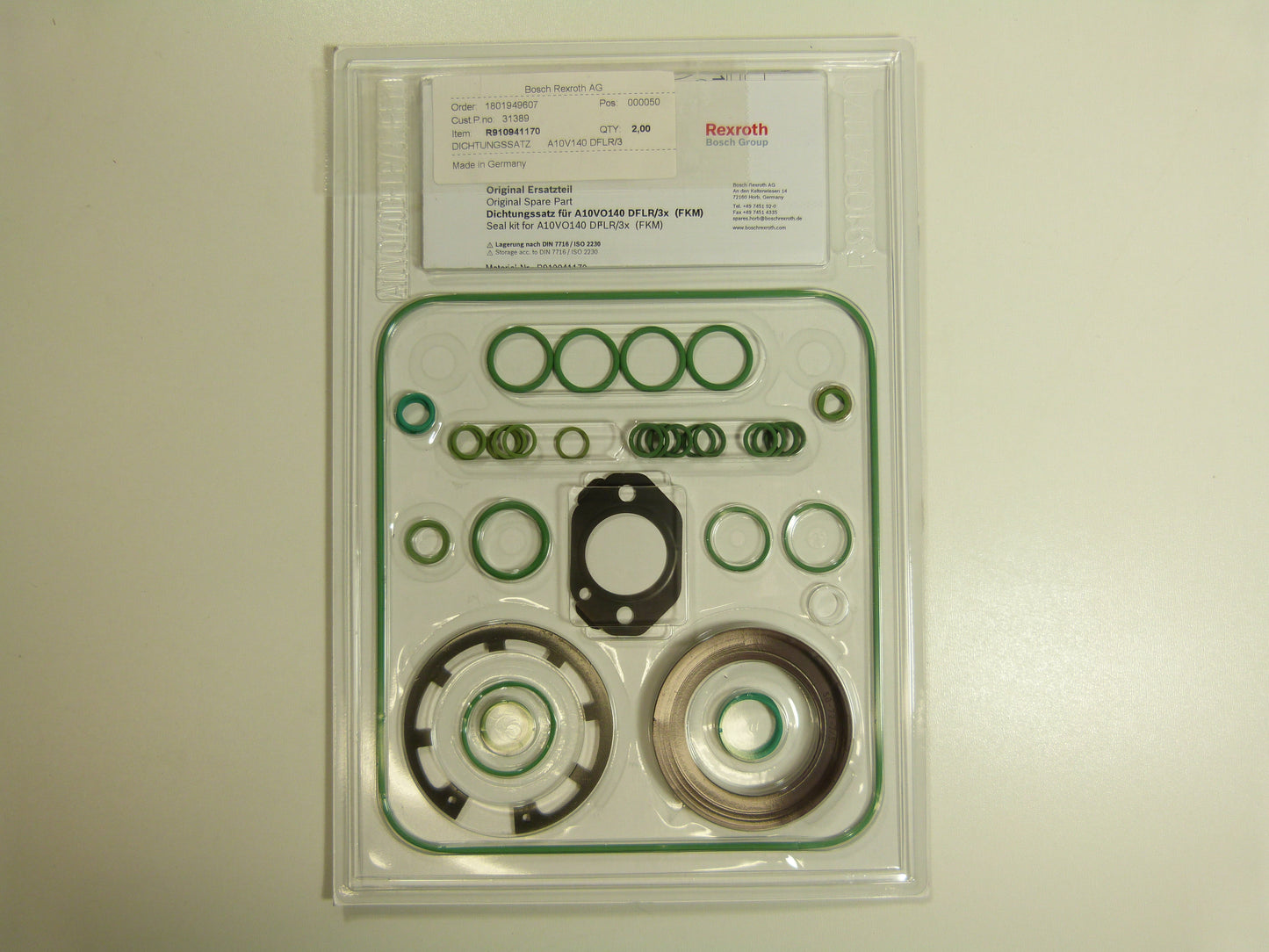 Image 1 of SEAL KIT A10V140 DFLR/31V+VERP
