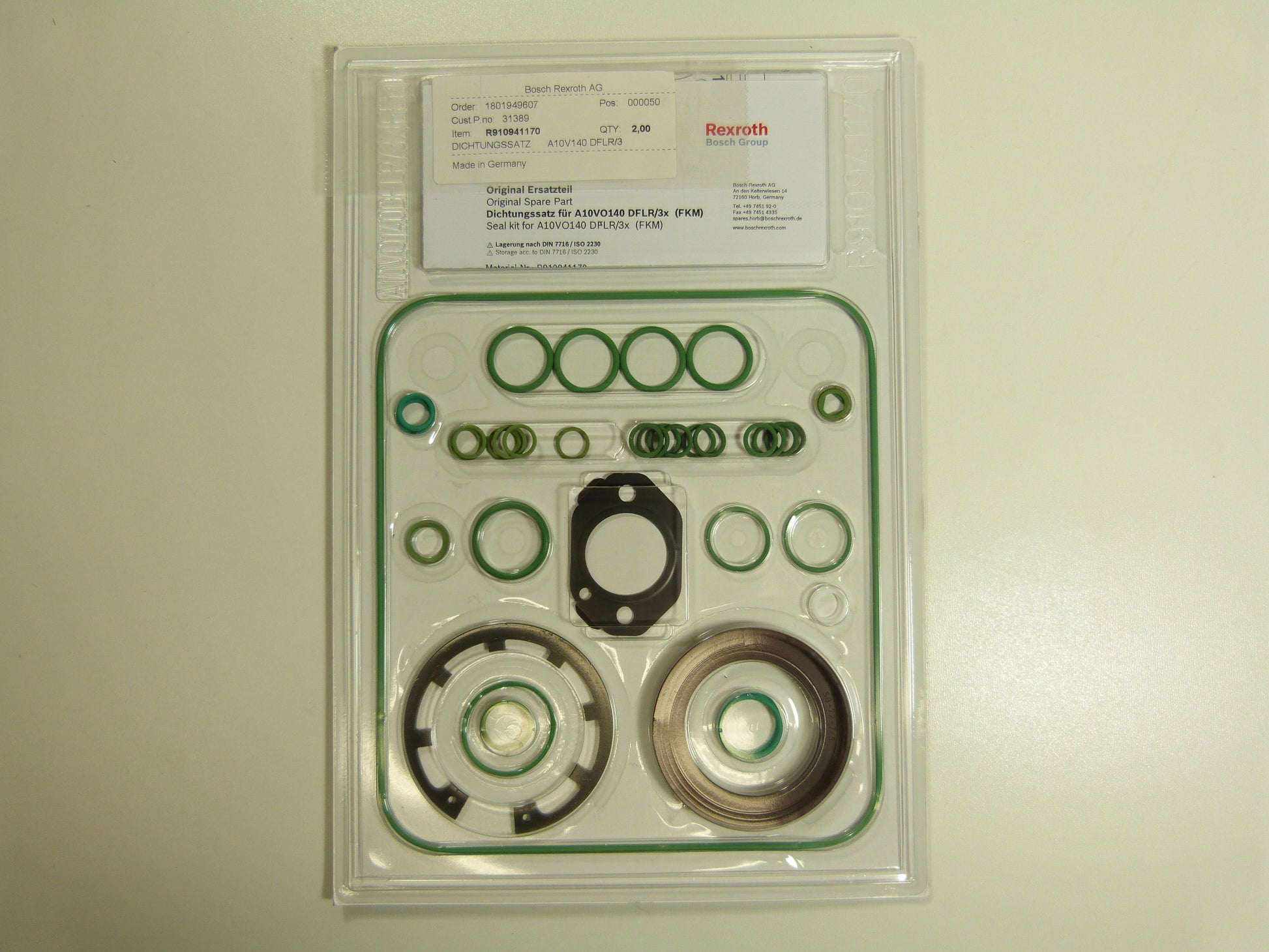 Image 1 of SEAL KIT A10V140 DFLR/31V+VERP
