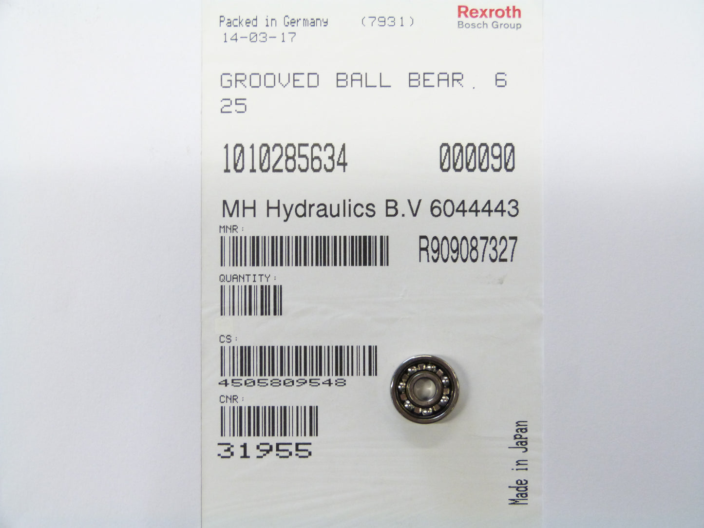 Image 1 of BALL BEARING
