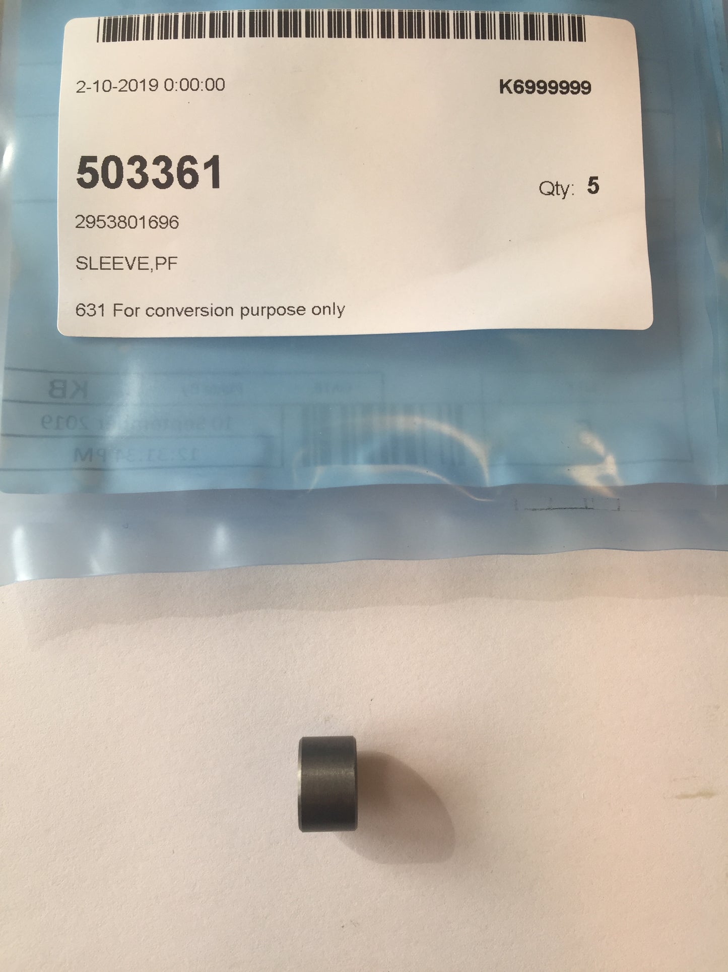 Image 1 of SLEEVE,PF