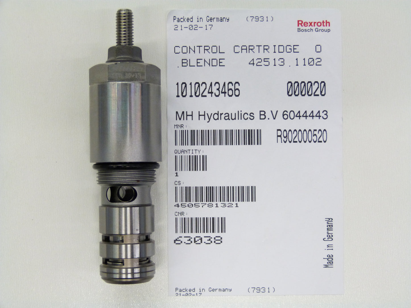 Image 1 of CONTROL CARTRIDGE WITHOUT ORIFICE