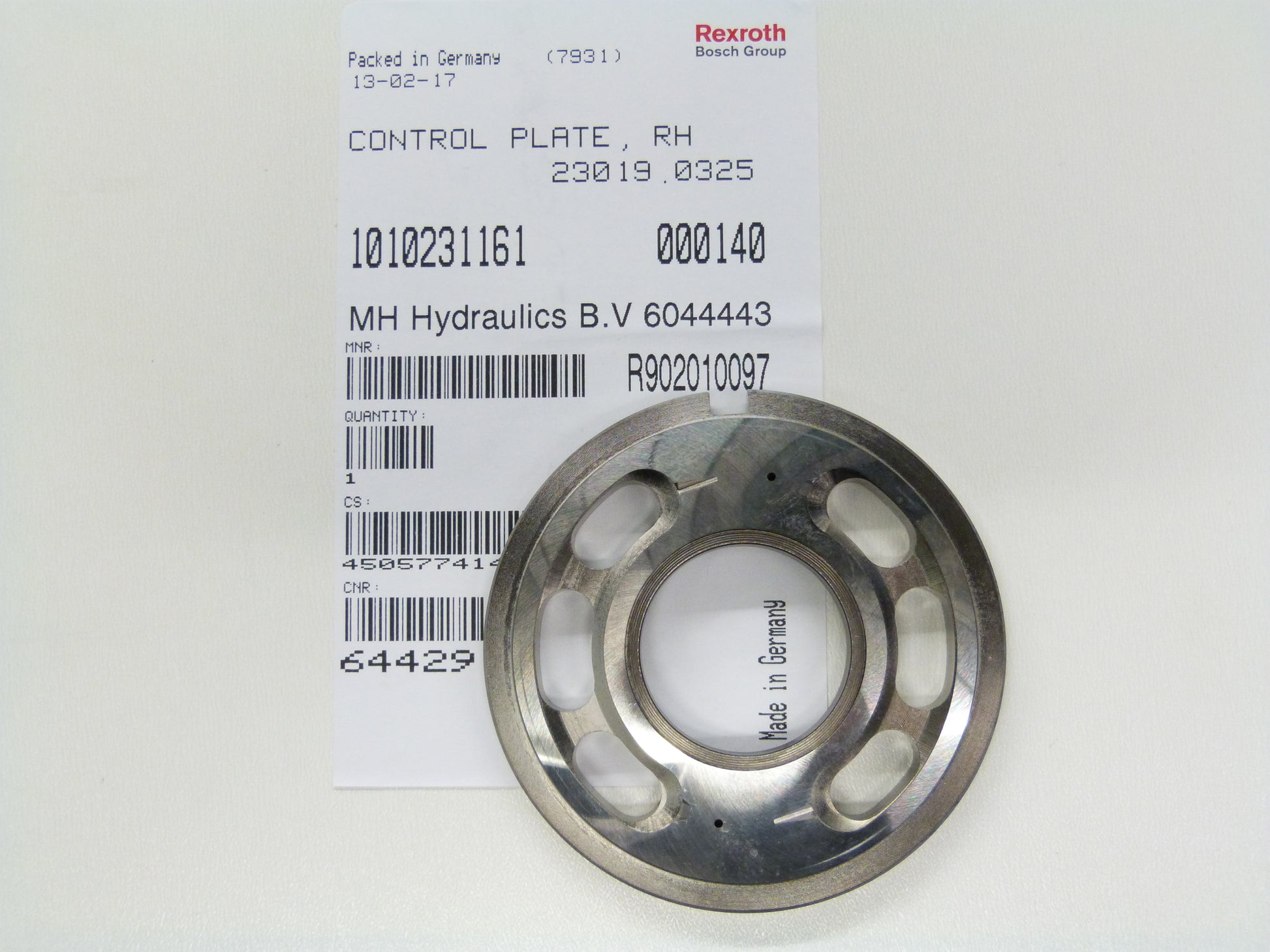 Image 1 of PORTPLATE DA RH