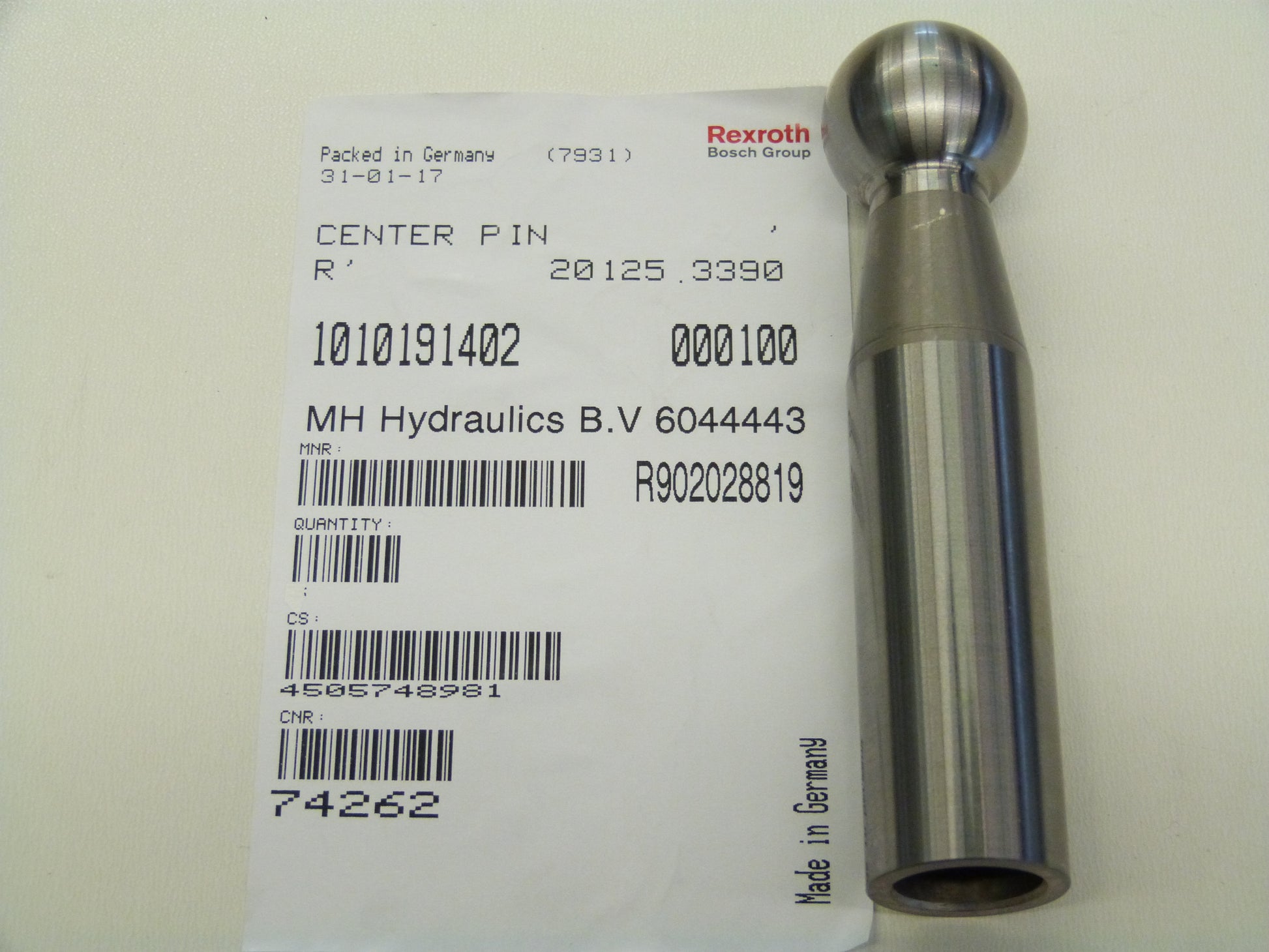 Image 1 of CENTER PIN