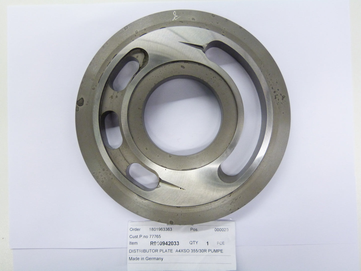 Image 1 of PORTPLATE  A4VSO 355 RH