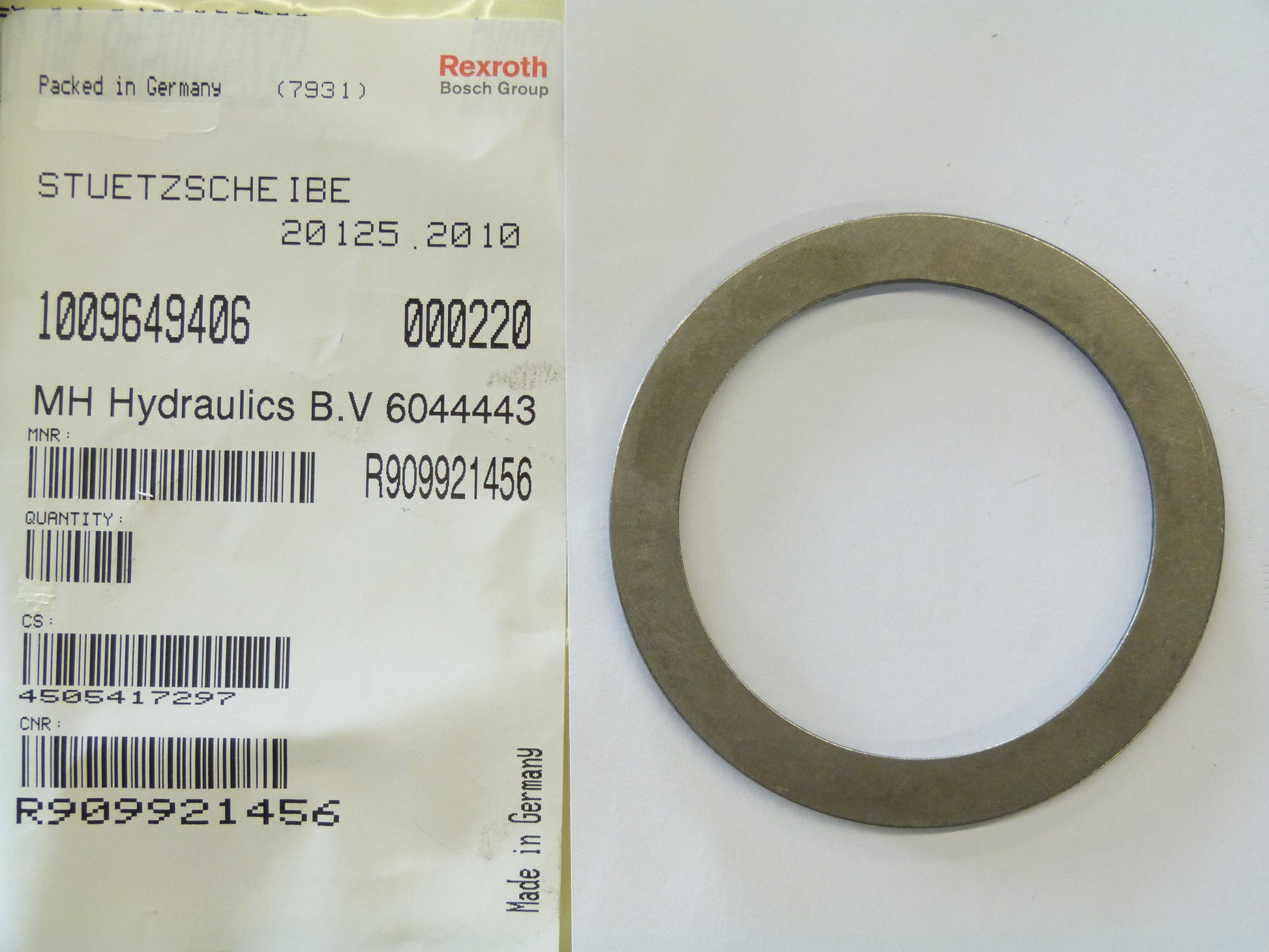 Image 1 of BACK UP PLATE