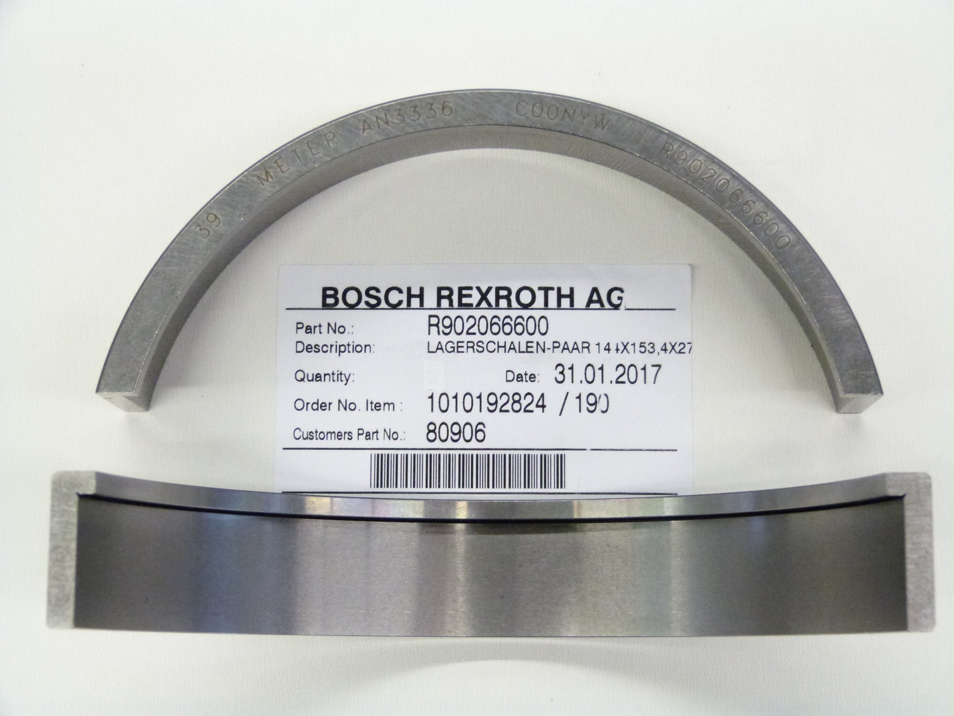 Image 1 of BEARING SHELL SET  A11VLO190