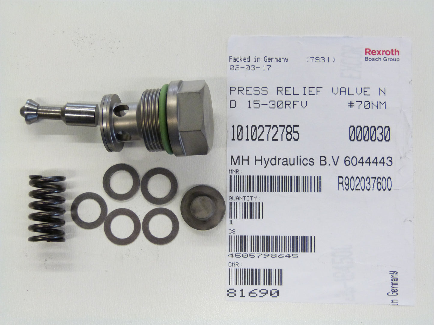 Image 1 of PRESSURE RELIEF VALVE