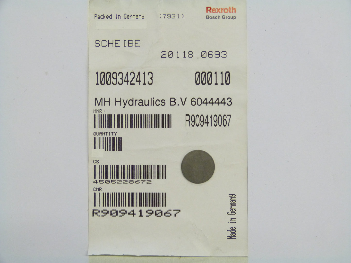 Image 1 of WASHER