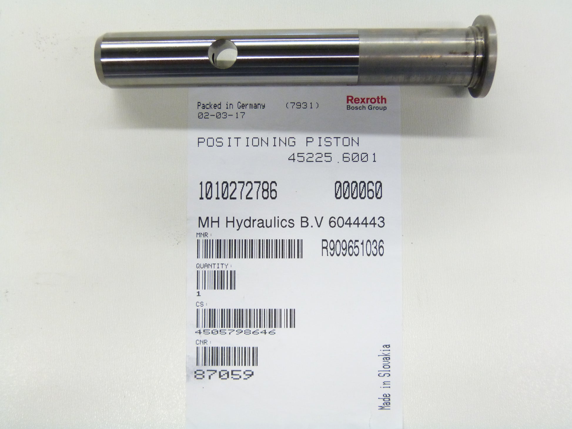 Image 1 of CONTROL PISTON