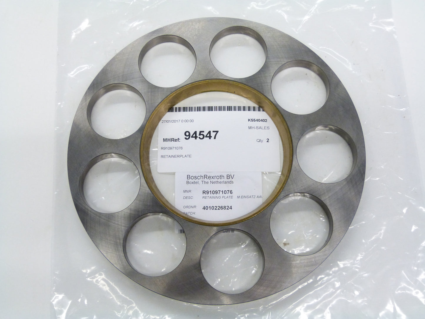 Image 1 of RETAINERPLATE