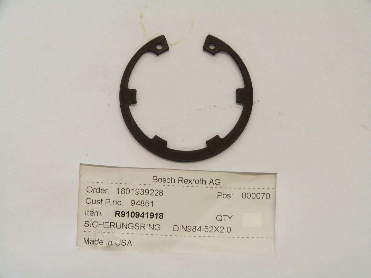 Image 1 of RETAINING RING
