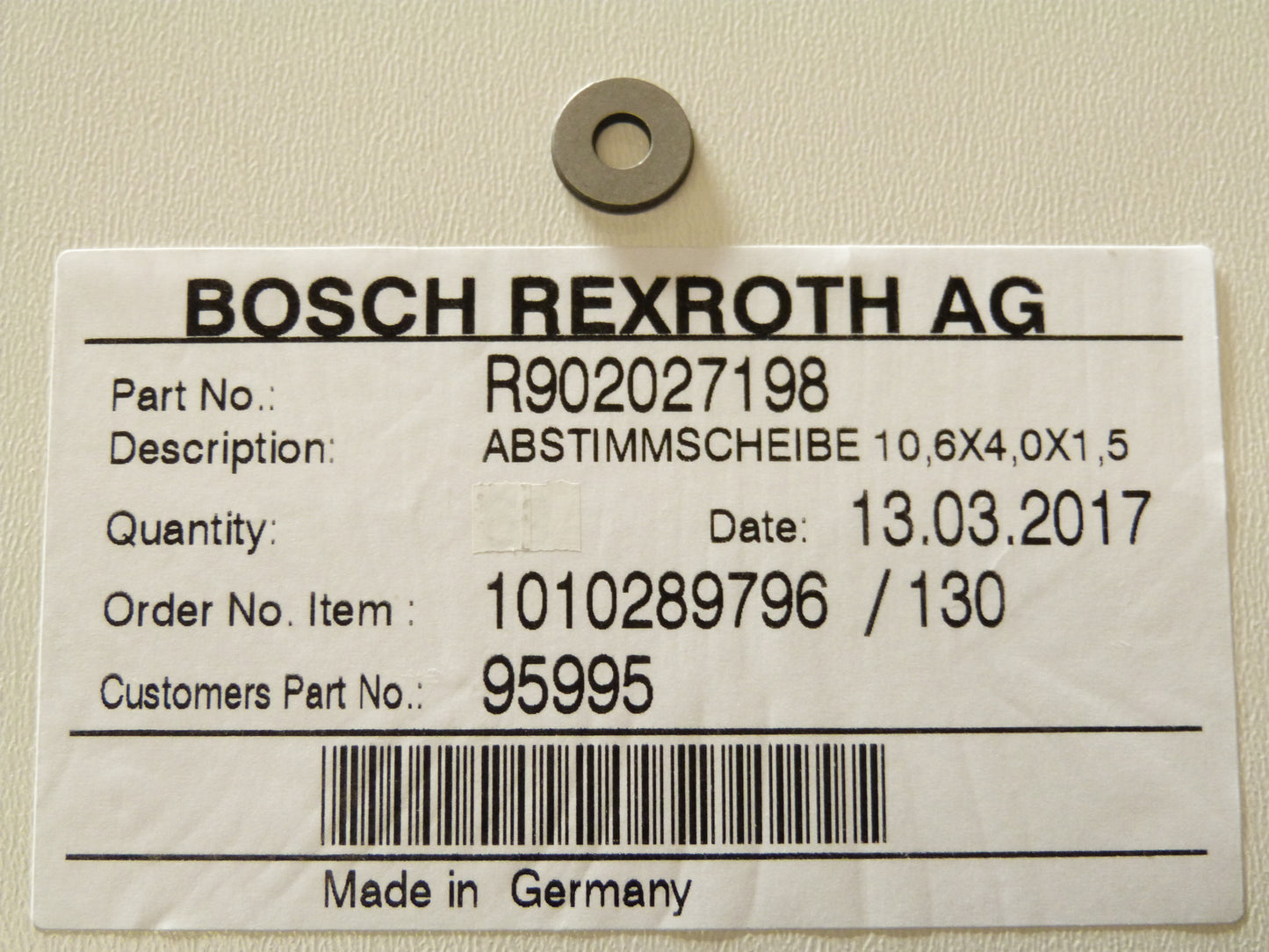 Image 1 of ADJUSTMENT SHIM