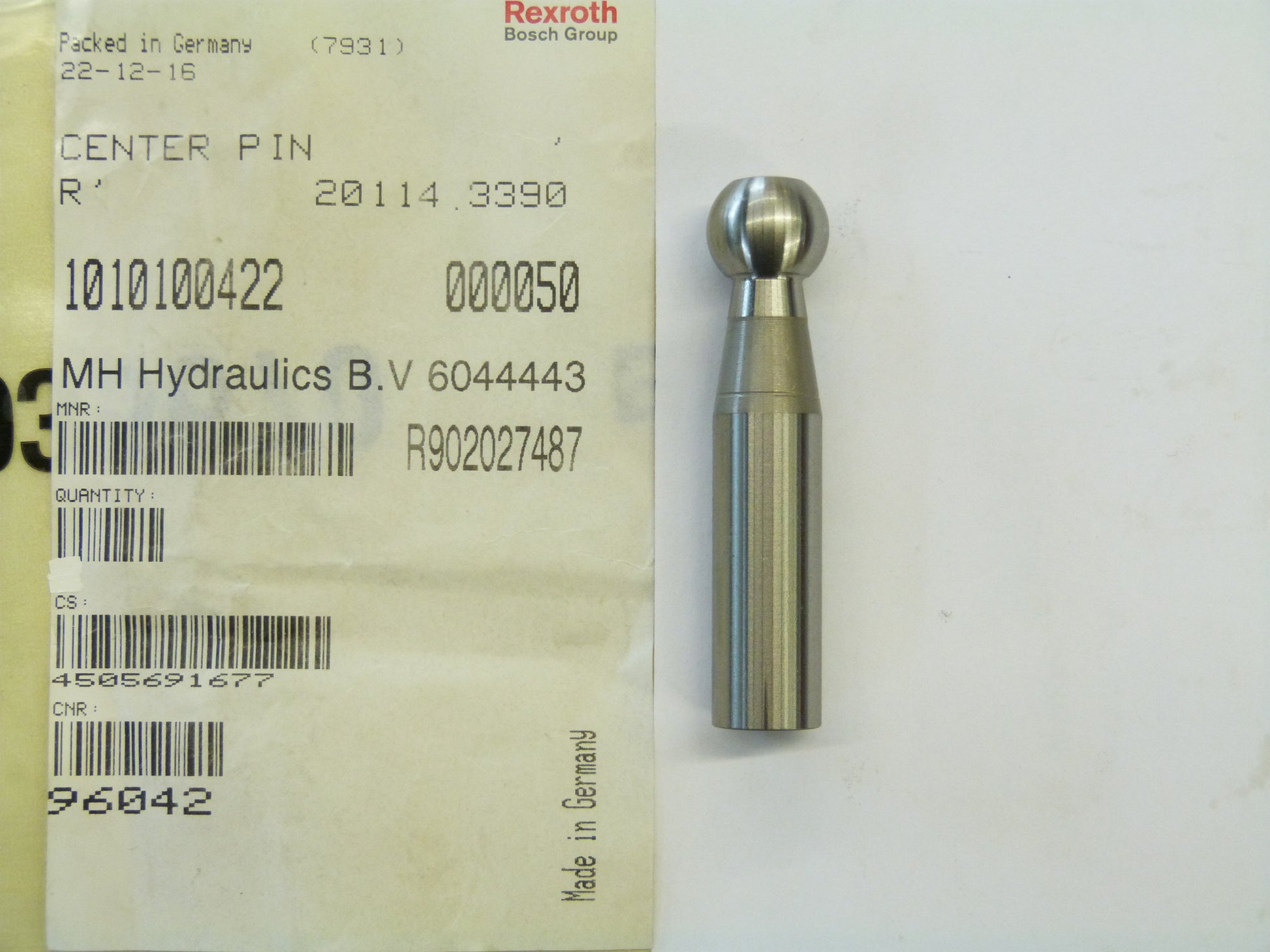 Image 1 of CENTER PIN
